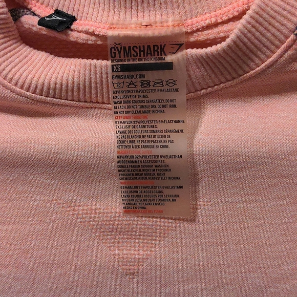 Gymshark Adapt Ombre Seamless Long Sleeve Crop Top - Picture 2 of 5